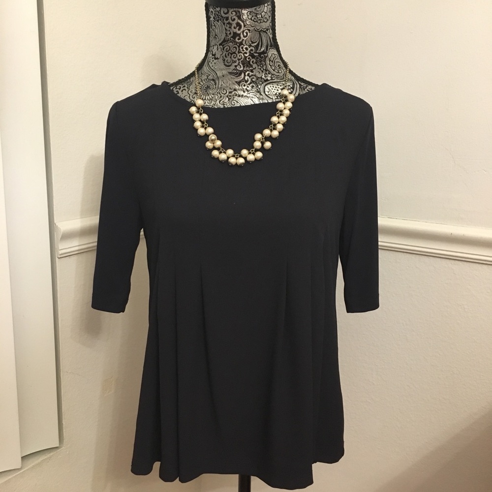 !BOGO! NWT Ann Taylor navy tops work career